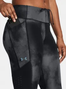 Čierne športové legíny Under Armour UA Fly Fast Ankle Prt Tights