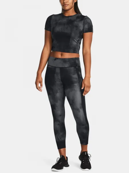 Čierne športové legíny Under Armour UA Fly Fast Ankle Prt Tights