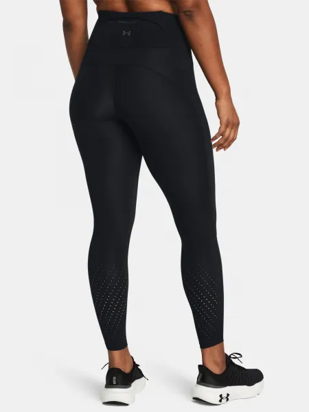 Čierne športové legíny Under Armour UA Launch Elite Ankle Tights