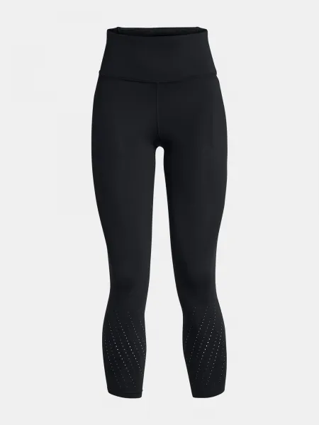 Čierne športové legíny Under Armour UA Launch Elite Ankle Tights
