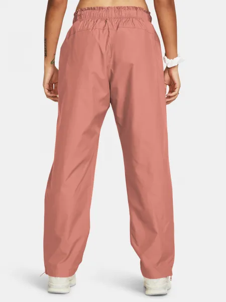Ružové športové nohavice Under Armour UA Rush OS Woven Pant