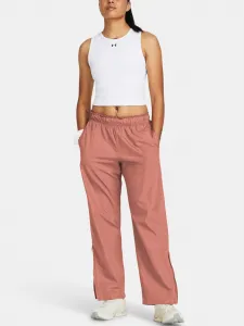 Ružové športové nohavice Under Armour UA Rush OS Woven Pant