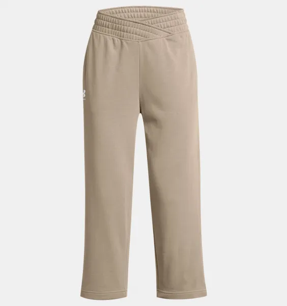 Under Armour Rival Terry Crop Wide Leg Women's Sweatpants
