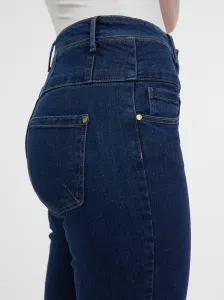 Tmavomodré dámske skinny fit džínsy ORSAY