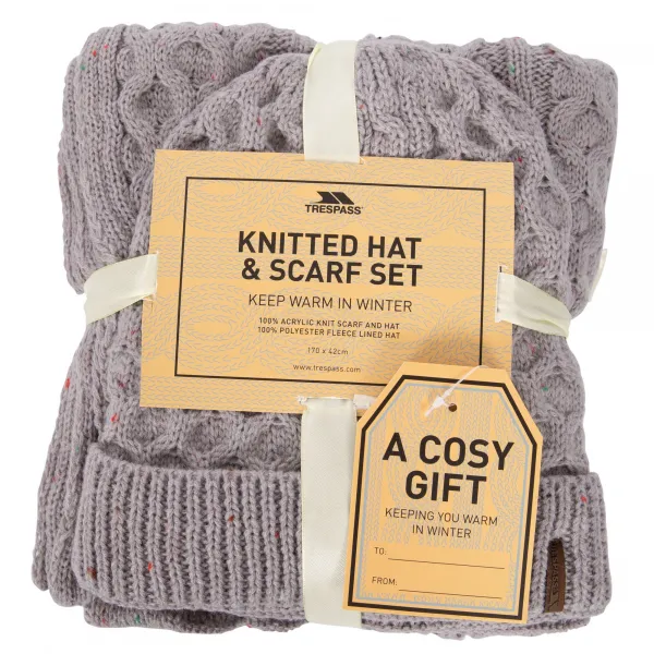 Women's hat and scarf Trespass Camden