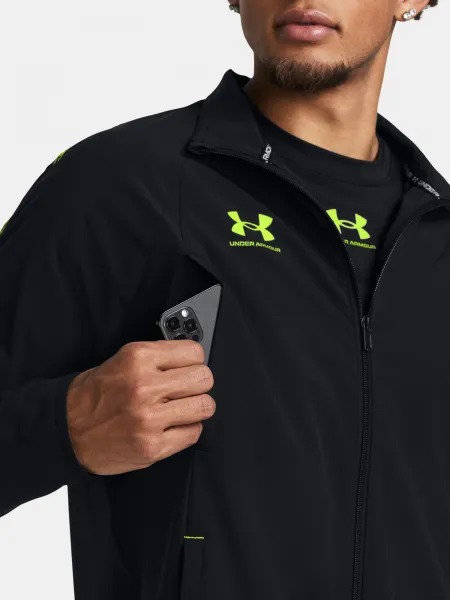 Čierna pánska športová bunda Under Armour UA M's Ch. Pre Jacket