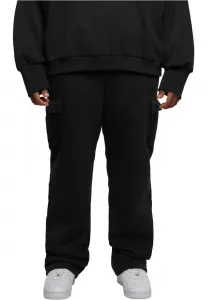 Sweatpants Heavy Straight Leg Cargo Black