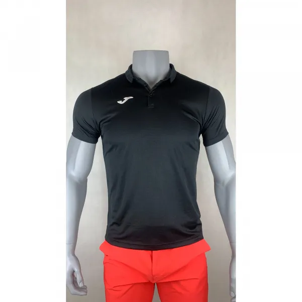 Men's Polo Shirt Joma Polo Shirt Hobby Black S/S