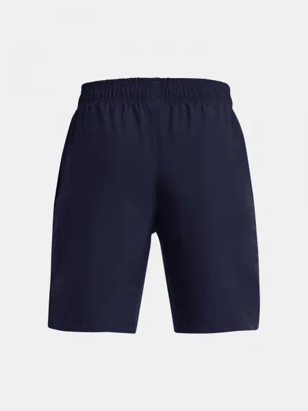 Tmavomodré chlapčenské kraťasy Under Armour UA Woven Wdmk