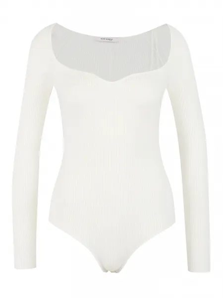 Orsay White Women's Bodysuit - Women's