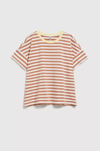 Marisse Women's Sweatshirt L-Bl-4303 L.Brown