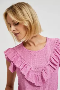 Marisse Women's Blouse L-Ts-4347 D.Pink
