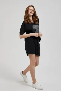 Marisse Women's Shorts L-Sh-4301 Black