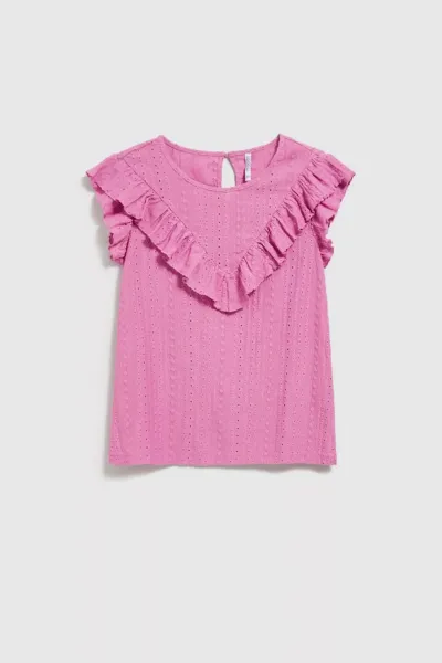Marisse Women's Blouse L-Ts-4347 D.Pink