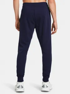 Tmavomodré pánske tepláky Under Armour UA Rival Terry Jogger