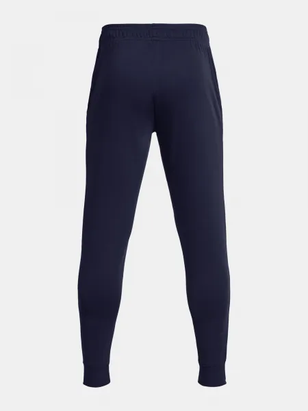 Tmavomodré pánske tepláky Under Armour UA Rival Terry Jogger
