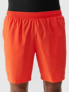 Men's Sports Shorts Made of 4F Recycled Materials - Orange