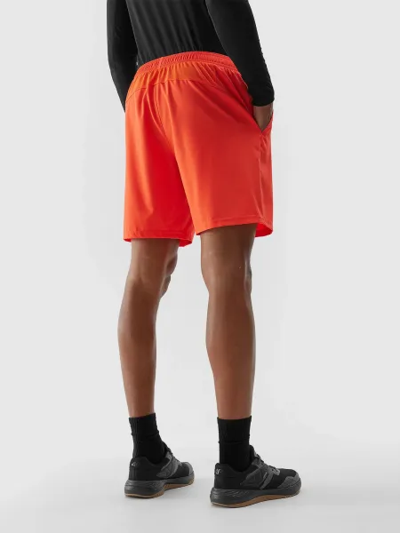 Men's Sports Shorts Made of 4F Recycled Materials - Orange