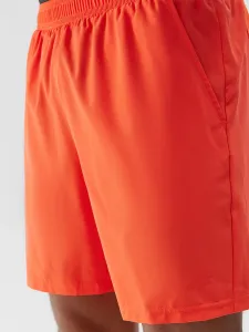 Men's Sports Shorts Made of 4F Recycled Materials - Orange