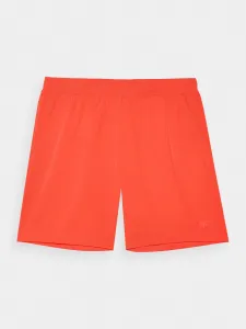 Men's Sports Shorts Made of 4F Recycled Materials - Orange