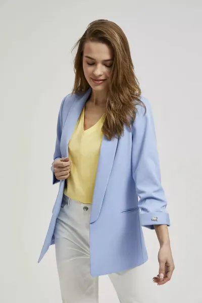 Marisse Women's Jacket L-Mr-4307 L.Blue