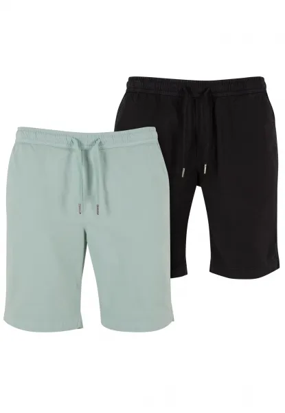 Men's Stretch Twill 2-Pack Shorts - Mint + Black