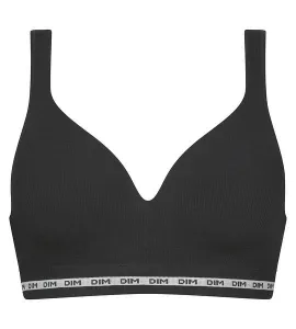 DIM ICONS PADDED SEAMLESS BRA - Dámska vystužená podprsenka - čierna
