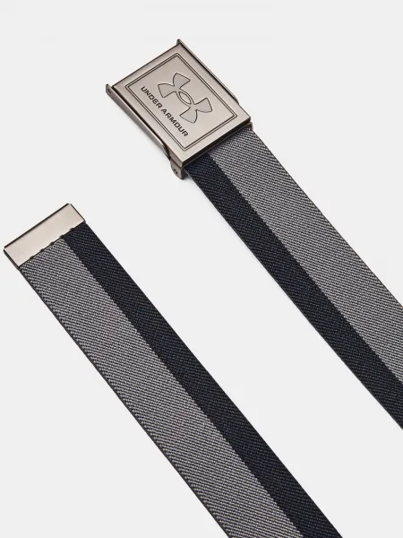 Sivý pánsky opasok Under Armour M Stretch Webbing