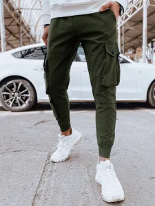 Zelené pánske jogger nohavice