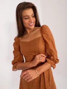Dress-LK-SK-509372.45-light brown