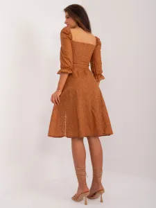 Dress-LK-SK-509372.45-light brown