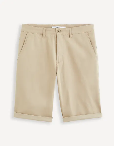 CELIO BOCHINOBM Pánske bermudy, béžová, veľkosť