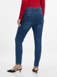Tmavomodré dámske skinny fit džínsy ORSAY