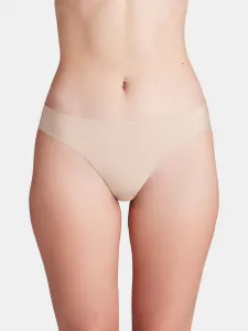 Súprava troch dámskych táng vo svetlo hnedej farbe Under Armour UA Pure Stretch 3 No Show