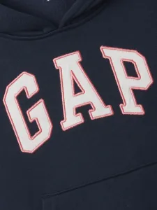 Tmavomodrá dievčenská mikina s logom GAP