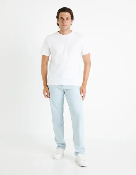 Svetlomodré pánske rifle Celio Foloose