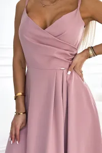 Elegant maxi long dress with straps Numoco