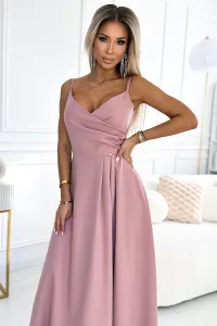 Elegant maxi long dress with straps Numoco
