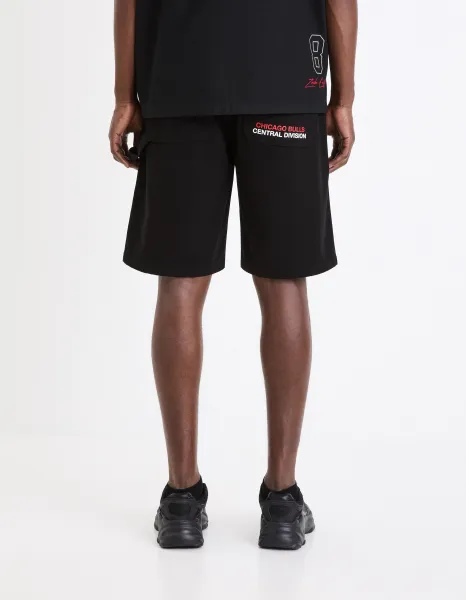 Čierne pánske kraťasy Celio NBA Chicago Bulls