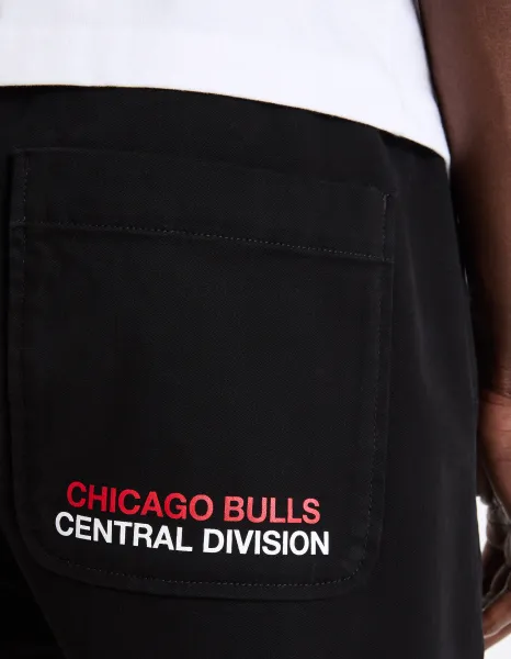 Čierne pánske kraťasy Celio NBA Chicago Bulls