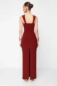 Trendyol X Zeynep Tosun Tile Cut Out Snake Accessory Detailed Evening Dress & Graduation Dress