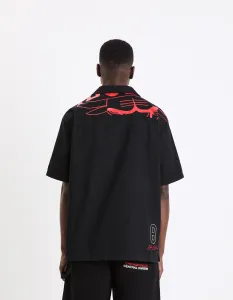 Čierna pánska košeľa Celio NBA Chicago Bulls