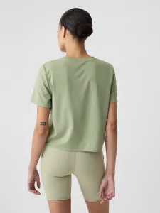 Zelené dievčenské športové tričko GAP GapFit