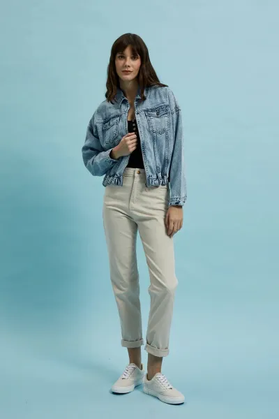 Marisse Women's Jacket L-Ku-4319 L.Blue