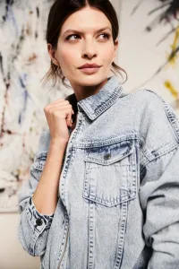 Marisse Women's Jacket L-Ku-4319 L.Blue