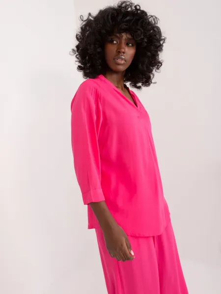 Blouse-D73761M11174A-fuchsia