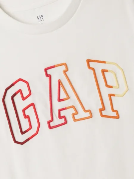Biele chlapčenské tričko s logom GAP