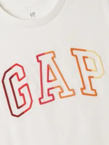 Biele chlapčenské tričko s logom GAP