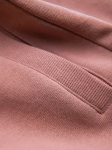 Ombre Men's pre-knee BASIC sweat shorts - dark pink