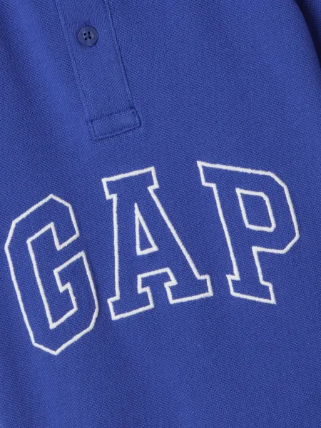 Tmavomodré chlapčenské polo tričko s logom GAP